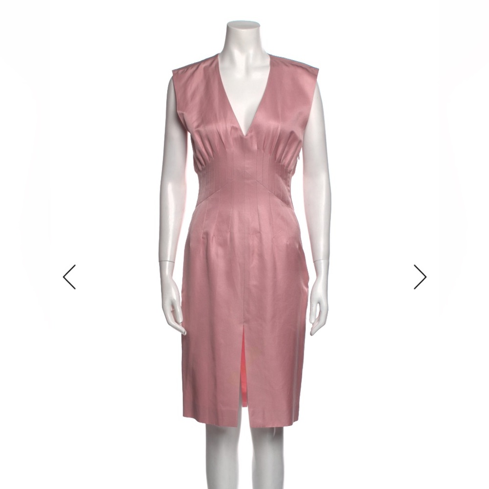 Zac Posen Blush Pink Midi Dress